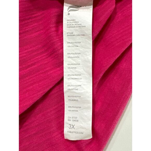 Fabletics Classic Tee, Womens, 3X - Picture 6 of 7